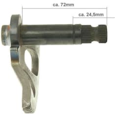 CPI- / Keeway-skootterit 2-T 72mm käynnistyspolkimen akseli