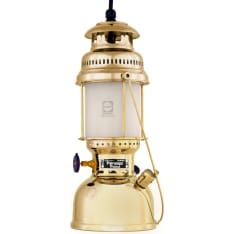 Petromax 500HK Brass electric lamp ceiling model
