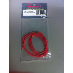 AWG 20 1 m red silicone cable
