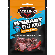 Jack Link's Beef Jerky Sweet&Hot 25 g maustettuja ja kuivattuja naudanlihasuikaleita