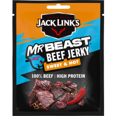 Jack Link's Beef Jerky Sweet&Hot 40 g saustettuja ja kuivattuja naudanlihasuikaleita
