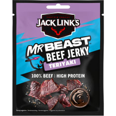 Jack Link's Beef Jerky Teriyaki 40 g maustettuja ja kuivattuja naudanlihasuikaleita