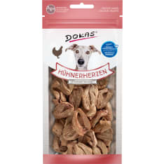 Dokas freeze-dried chicken heart for dogs 22g