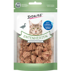 Dokas freeze-dried duck heart for cats 15g