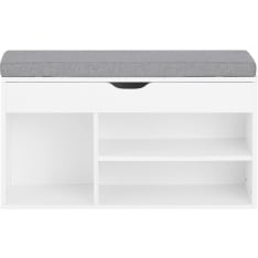 SoBuy FSR45-HG storage bench with shoe rack