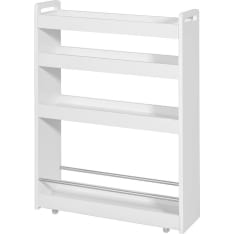 SoBuy NSR01-W slim storage trolley