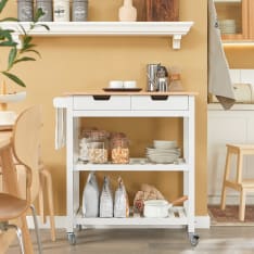 SoBuy FKW68-WN kitchen trolley