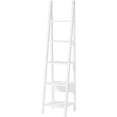 SoBuy FRG101-W 5-hyllyinen kirjahylly