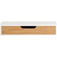 SoBuy FRG92-WN narrow wall shelf with drawer