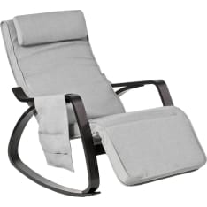SoBuy FST20-HG rocking chair with footrest