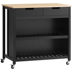 SoBuy FKW74-SCH keittiösaareke pyörillä