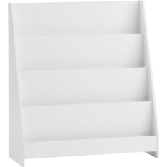SoBuy KMB32-W children's bookshelf with 4 shelves