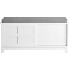 SoBuy FSR86-W shoe storage bench