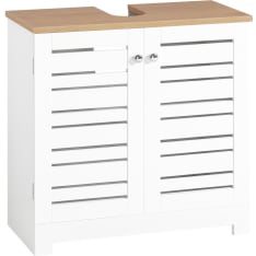 SoBuy BZR40-W valkoinen allaskaappi