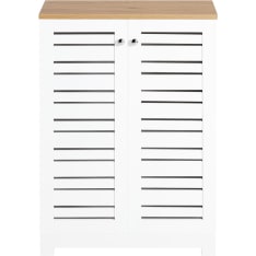SoBuy BZR41-W kylpyhuoneen pöytäkaappi