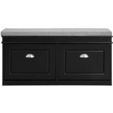 SoBuy FSR64-SCH narrow shoe storage bench with seat