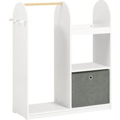 SoBuy KMB40-W lasten vaateteline