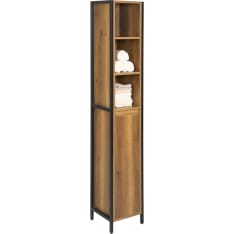 SoBuy BZR62-PF korkea kylpyhuonekaappi