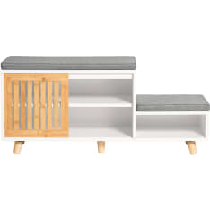 SoBuy FSR125-WN shoe storage bench