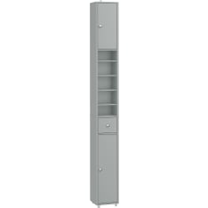 SoBuy BZR34-II-HG kapea kylpyhuonekaappi