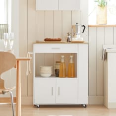 SoBuy FKW113-WN keittiövaunu