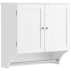 SoBuy BZR84-W kylpyhuoneen seinäkaappi