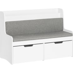 SoBuy KMB66-W children's storage bench and bookcase