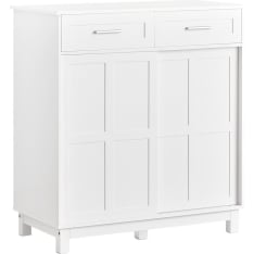 SoBuy FSB84-W sideboard with sliding doors