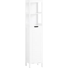 SoBuy BZR123-W korkea kylpyhuonekaappi