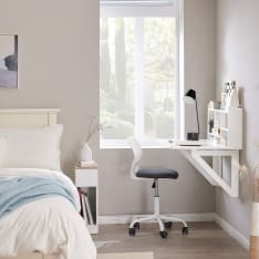 SoBuy FWT07-II-W wall-mounted folding desk