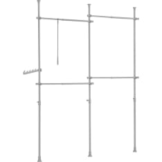 SoBuy KLS03-II-HG telescopic clothes rack