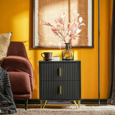 SoBuy FBT115-SCH narrow nightstand