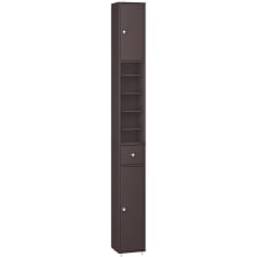 SoBuy BZR34-II-BR kapea kylpyhuonekaappi