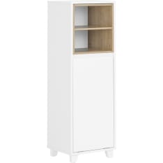 SoBuy BZR146-W korkea pyykkikaappi