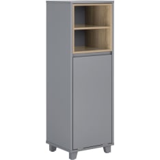 SoBuy BZR146-DG korkea pyykkikaappi