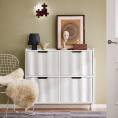 SoBuy FSR177-L-W kapea kenkäkaappi