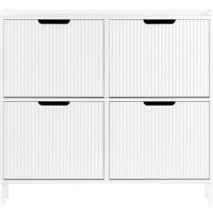 SoBuy FSR177-L-W narrow shoe cabinet