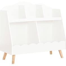SoBuy KMB100-W lasten kirjahylly lehtiteline kulmahylly