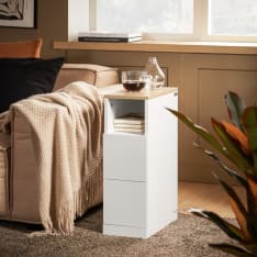 SoBuy FBT149-WN narrow bedside table