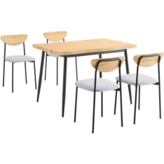 SoBuy OGT52-N 5-piece dining set