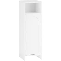 SoBuy BZR161-W laundry cabinet with laundry basket