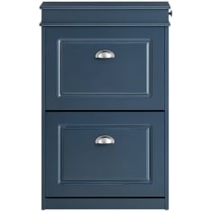 SoBuy FSR78-B shoe cabinet with two flip drawers