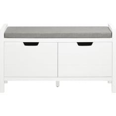 SoBuy FSR63-II-W shoe bench with cushion