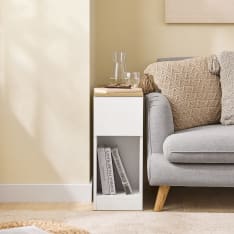 SoBuy FBT162-WN narrow bedside table