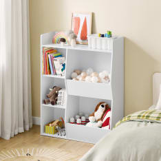 SoBuy KMB55-K-W lasten kirjahylly