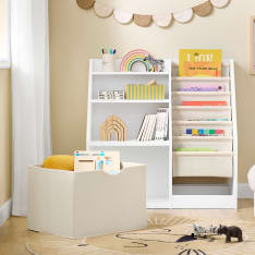 SoBuy KMB119-W lasten kirjahylly
