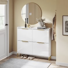 SoBuy FSR206-GW kapea kenkäkaappi