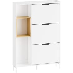 SoBuy FSR209-WN narrow shoe cabinet