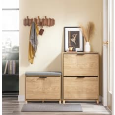 SoBuy FSR200-II-N kapea kenkäkaappi