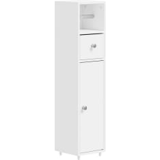 SoBuy BZR219-W wc-paperiteline kaapilla